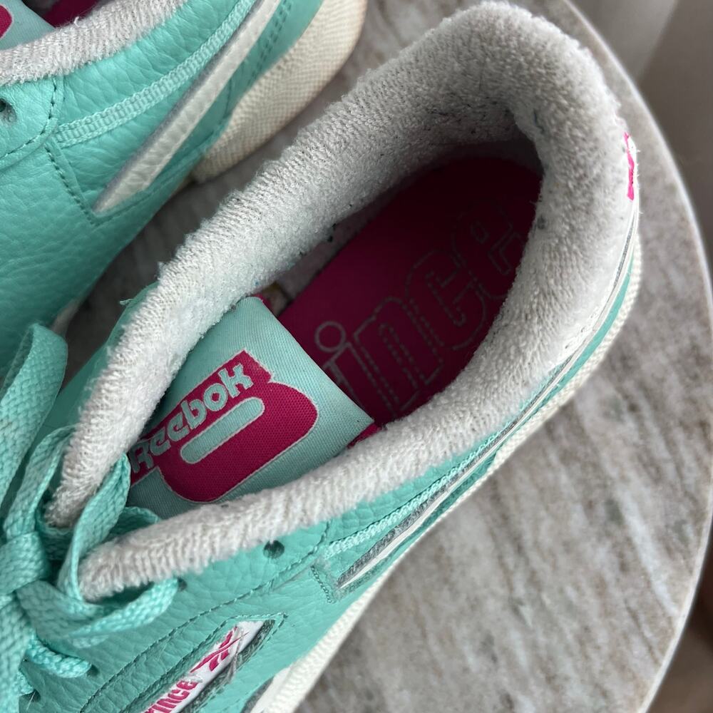 Reebok Club C 85 Prince Mint Tennis Sneakers View 5
